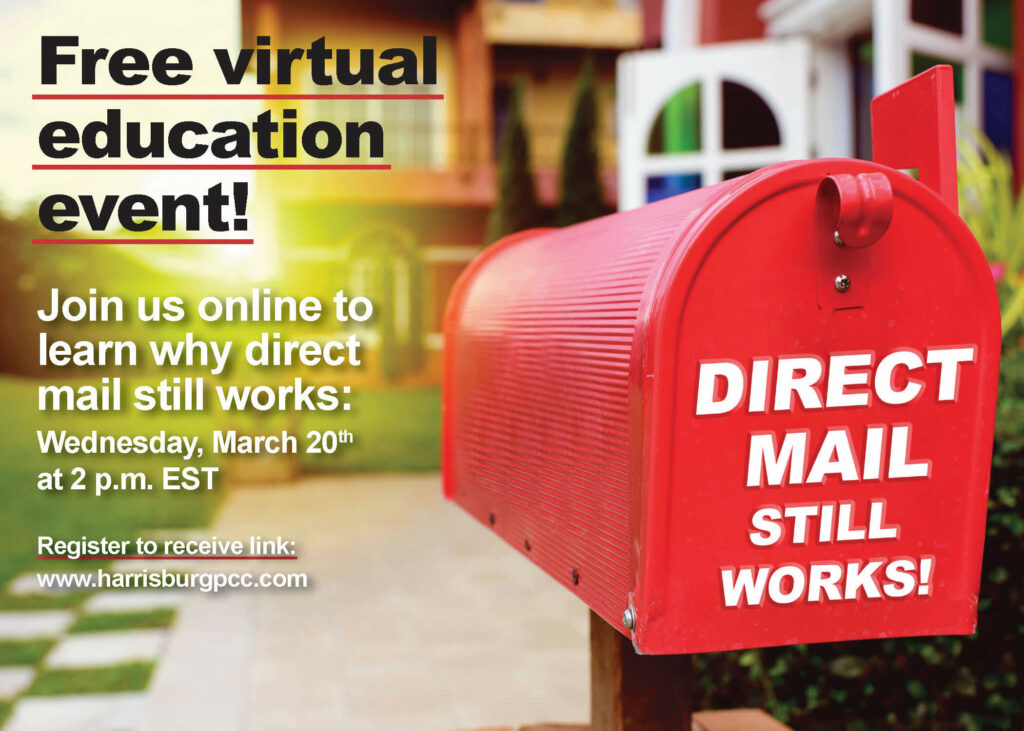 Harrisburg Capital Area Postal Customer Council (PCC) Virtual Spring Event - Why Direct Mail Still Works