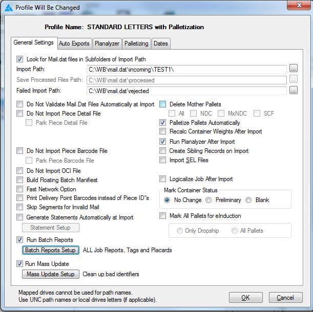 Business workflow automation dashboard showcasing BCC Software’s Advanced Workflow Automation Manager for smarter, faster mailing operations.